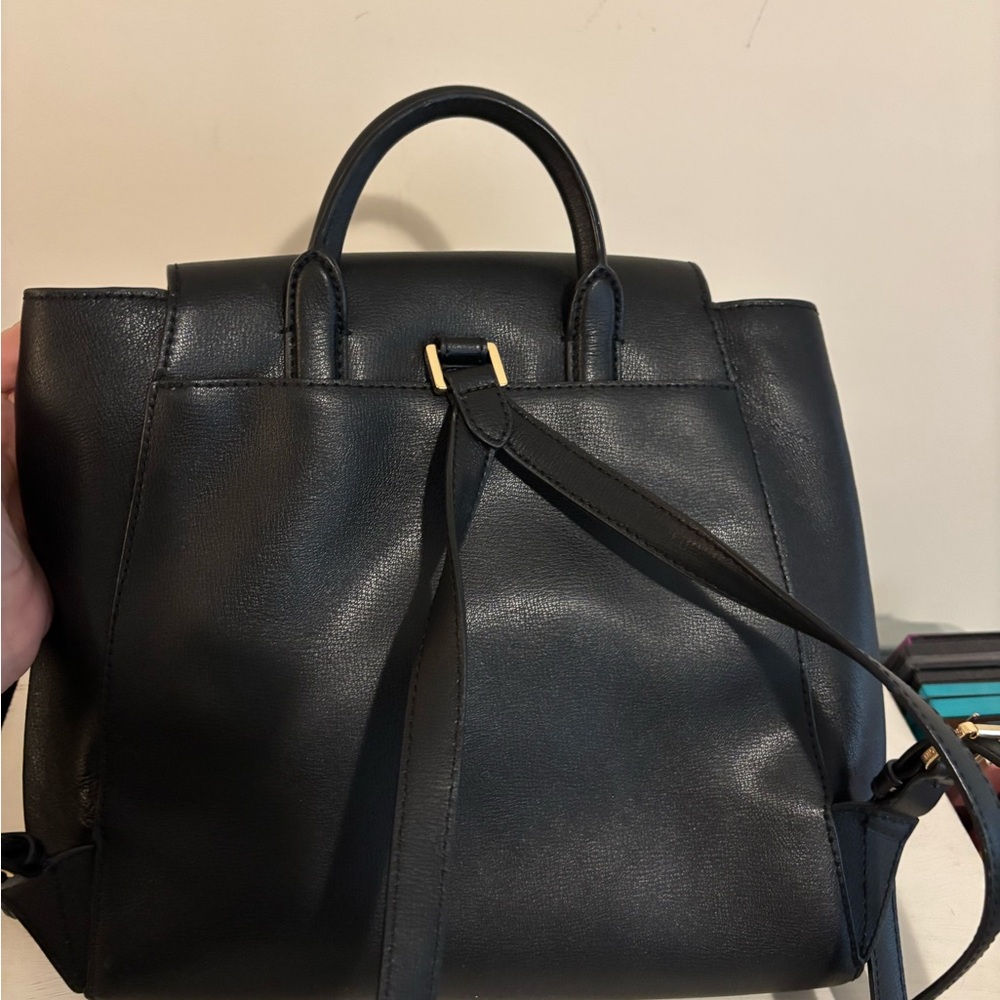 MICHAEL Michael Kors Black Backpack with Gold Hardware - Picture 6 of 6